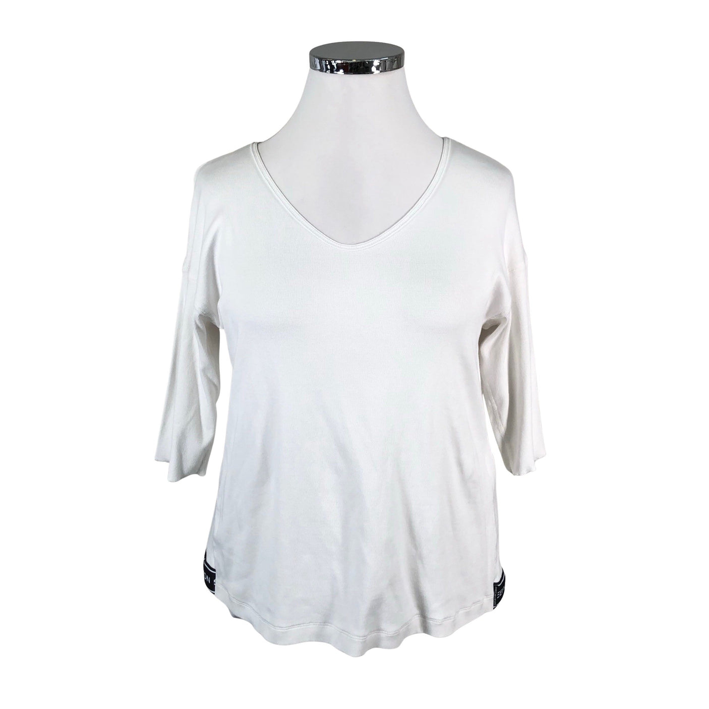 Unisex Marc Cain - Trikotaažist pluus, suurus 46 - Valge (1)