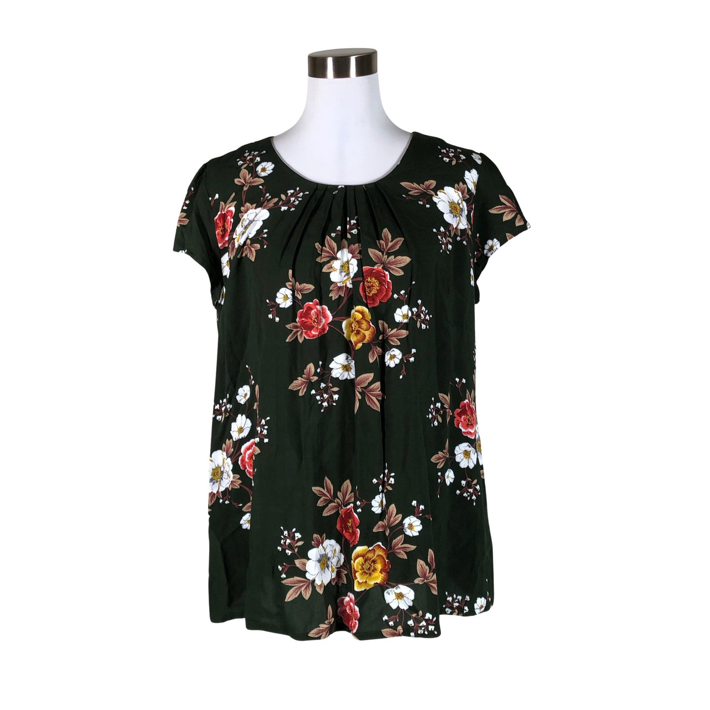 Unisex S.T.I - Lühikeste käistega pluus, suurus 40 - Roheline (1)