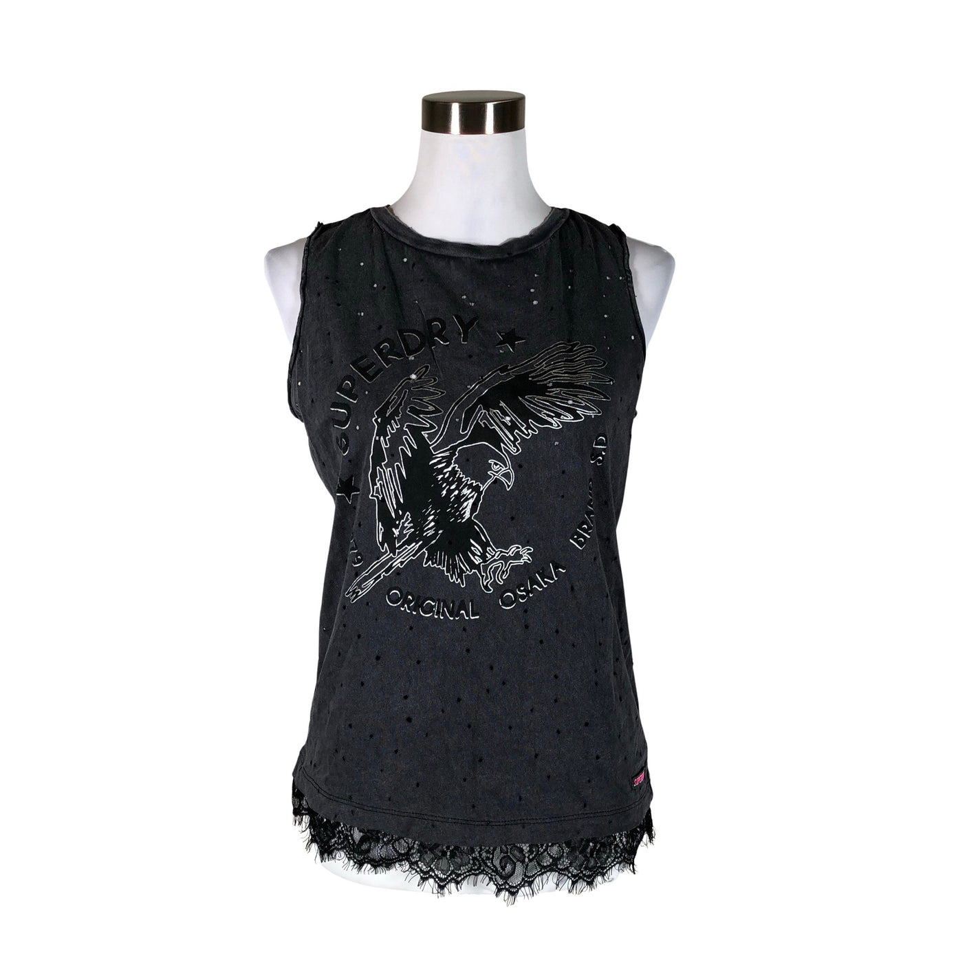 Unisex Superdry - Trikotaažist topp, suurus 36 - Hall (1)