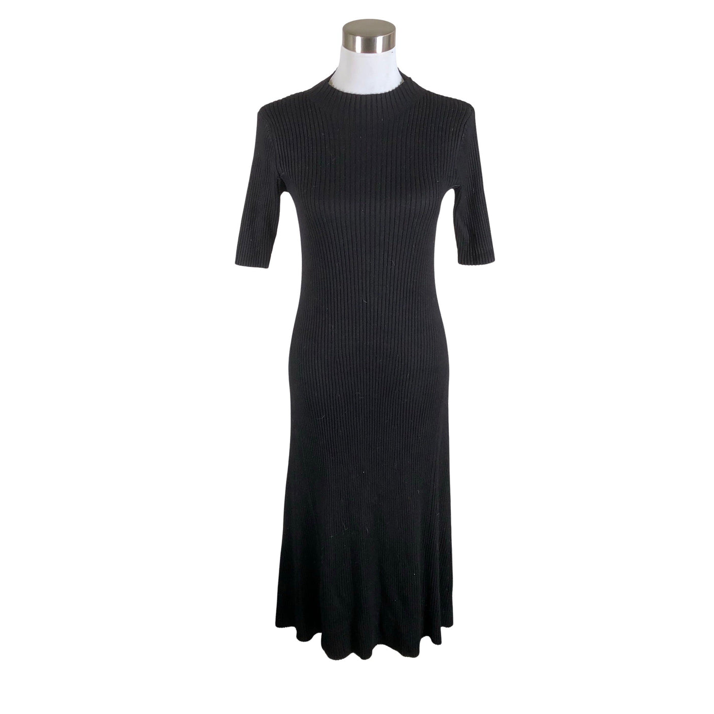 Unisex Lindex - Kootud kleit, suurus 36 - Must (1)