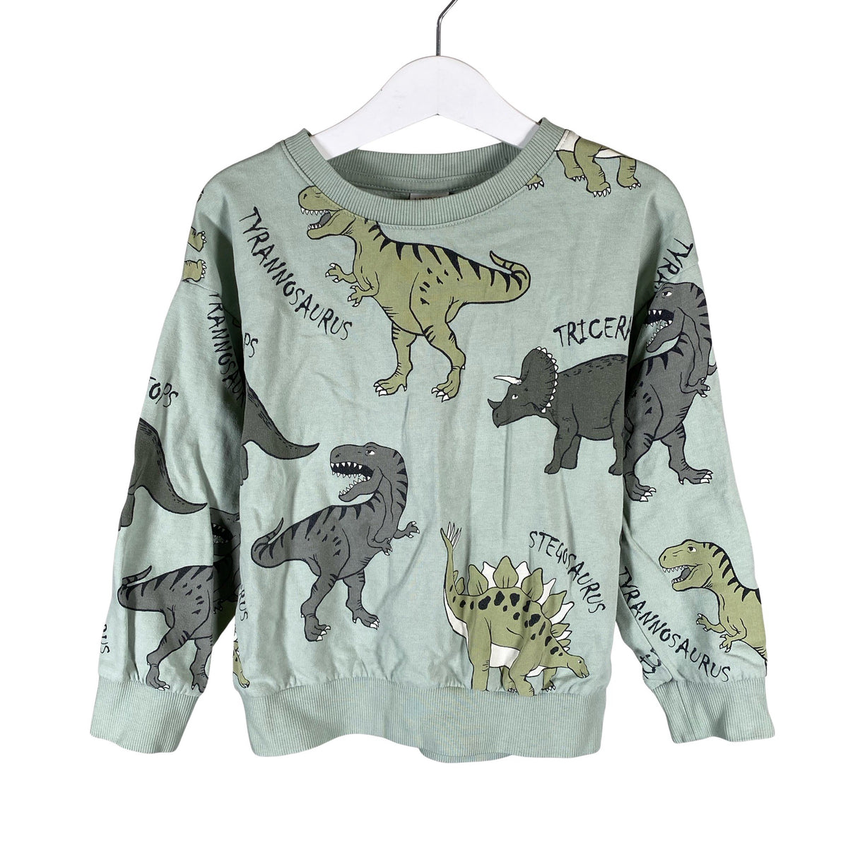 Unisex Lindex - Dressikangast pluus, suurus 110 - 116 - Roheline (1)