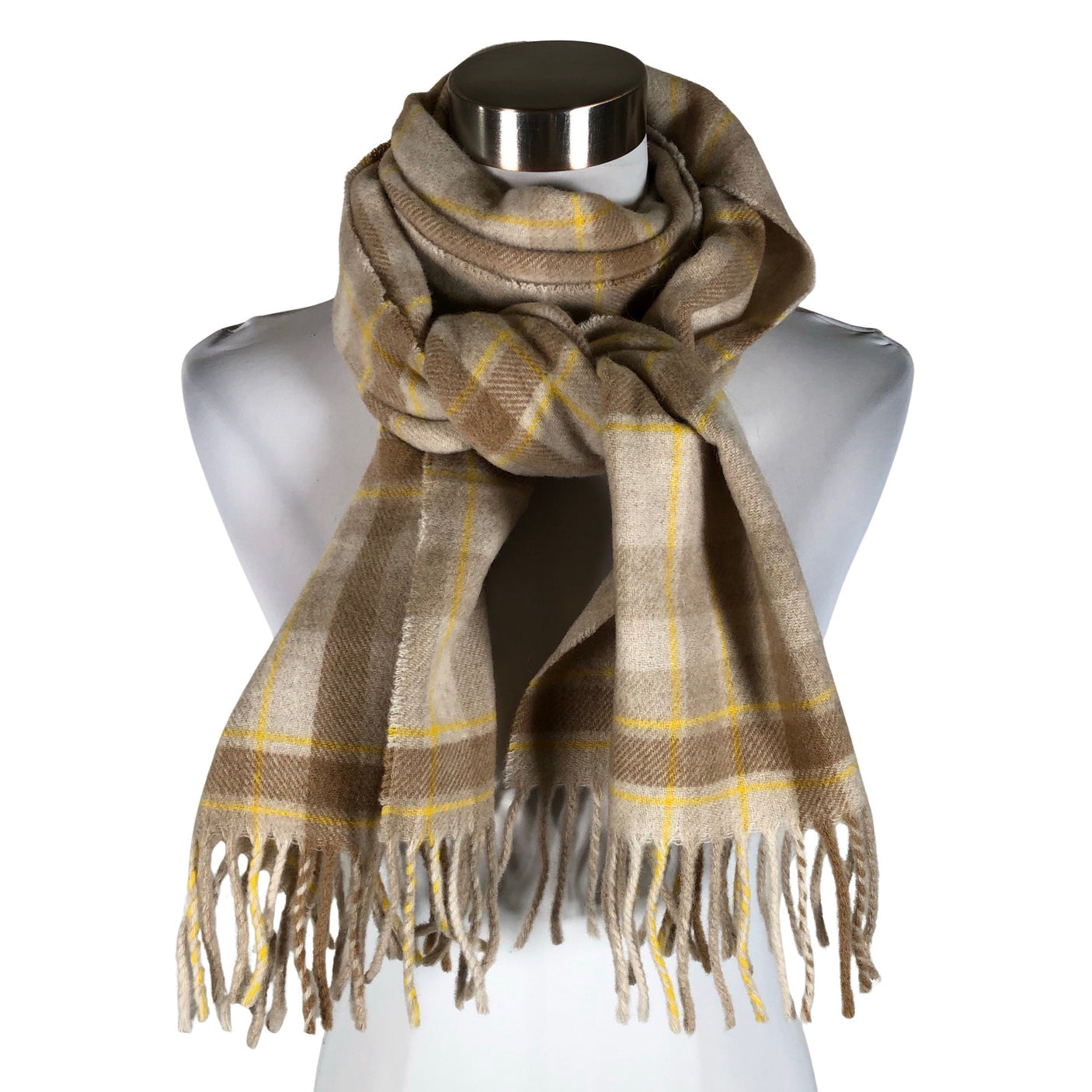 Unisex Lexington - Õhuke sall, suurus Midi - Beige (1)