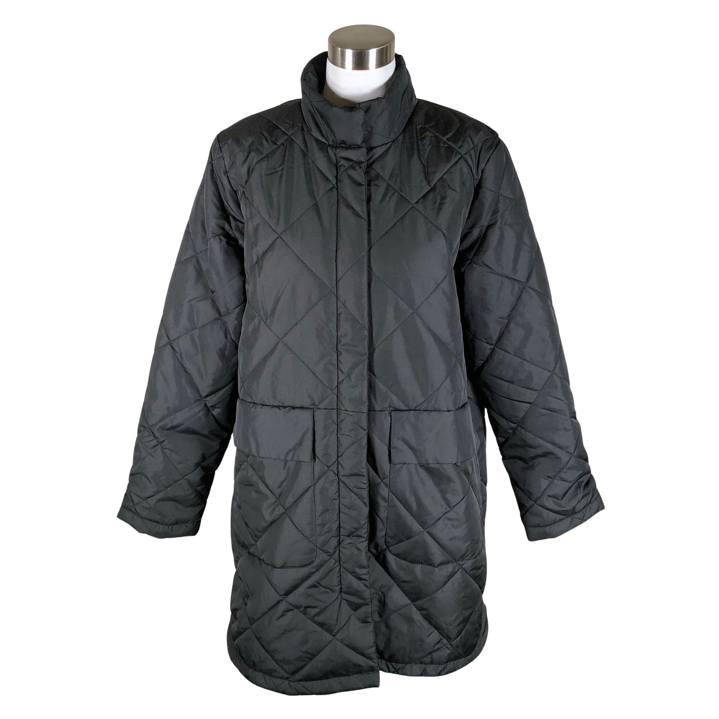 Unisex Selected - Tepitud jope, suurus 40 - Must (1)
