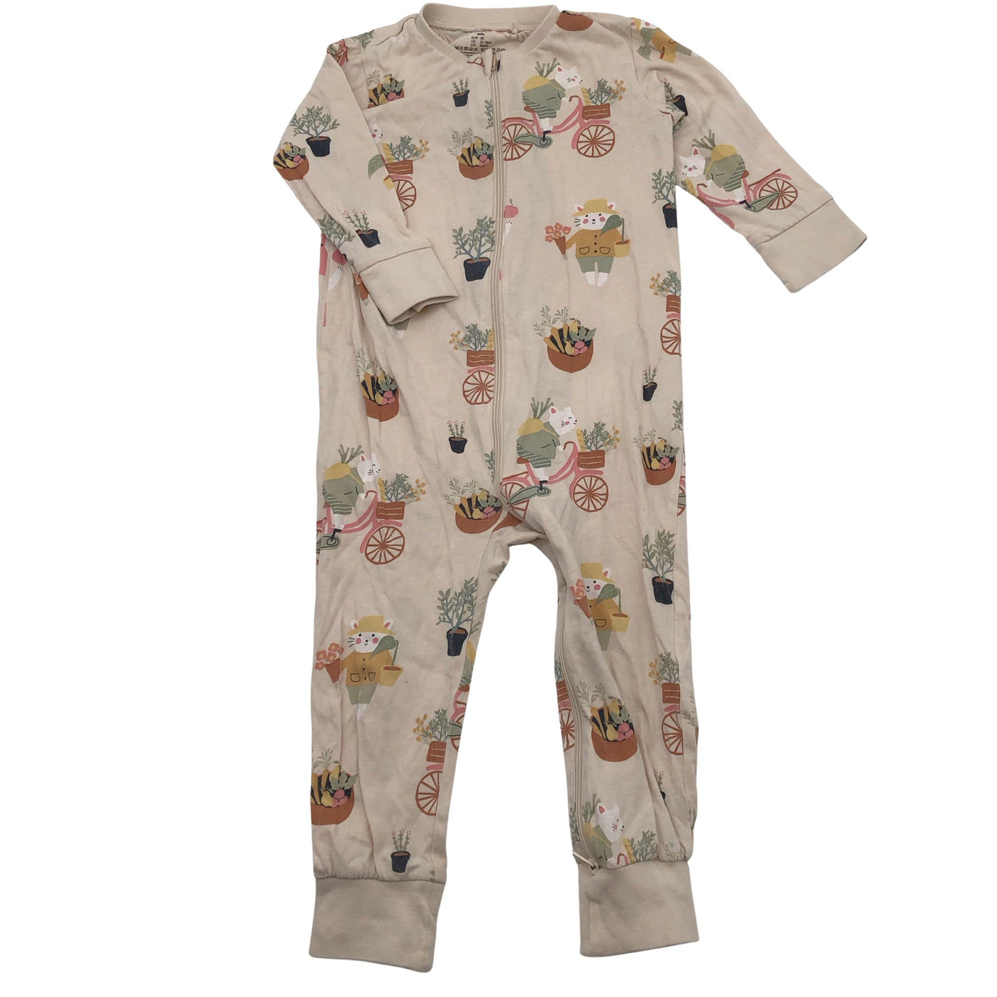 Unisex Lindex - Pükskostüüm, suurus 80 - 86 - Beige (1)