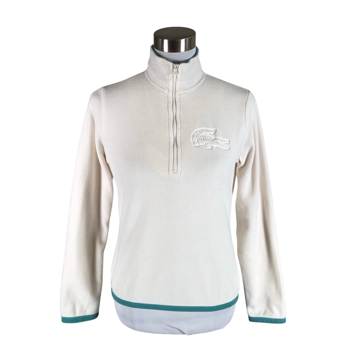 Unisex Lacoste - Fliisjakk, suurus 38 - Valge (1)