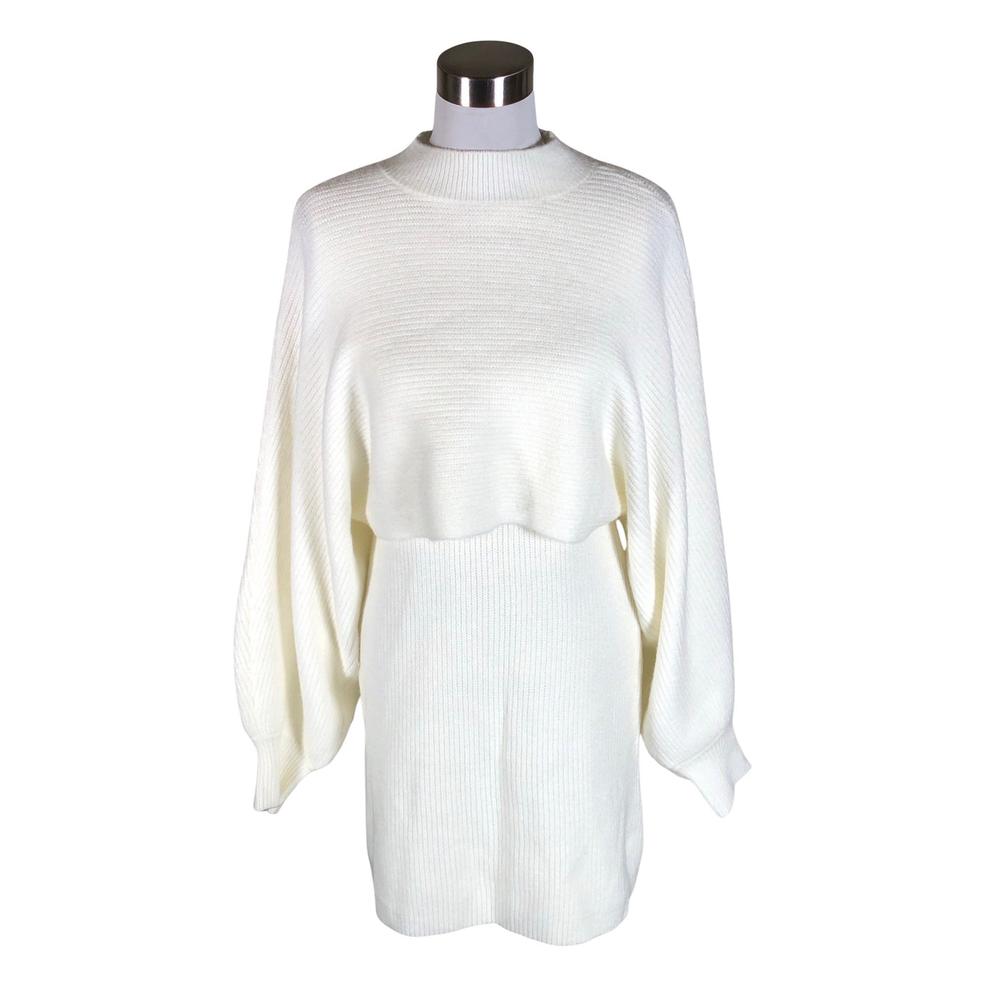 Unisex Twinset - Kootud tuunika, suurus 36 - Valge (1)