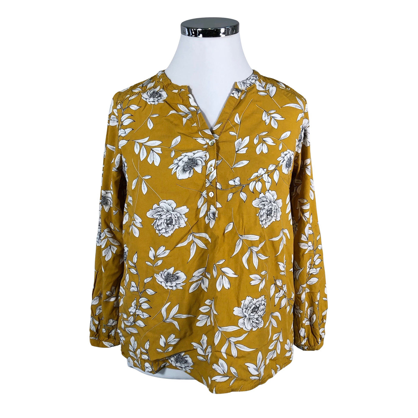 Unisex s.Oliver - Pluus, suurus 42 - Kollane (1)