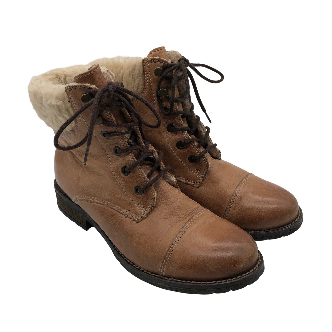 Unisex Andiamo - Poolsaapad, suurus 38 - Pruun (2)