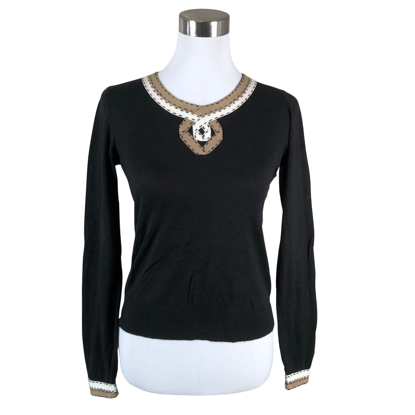 Unisex Bandolera - Kampsun, suurus 38 - Must (1)