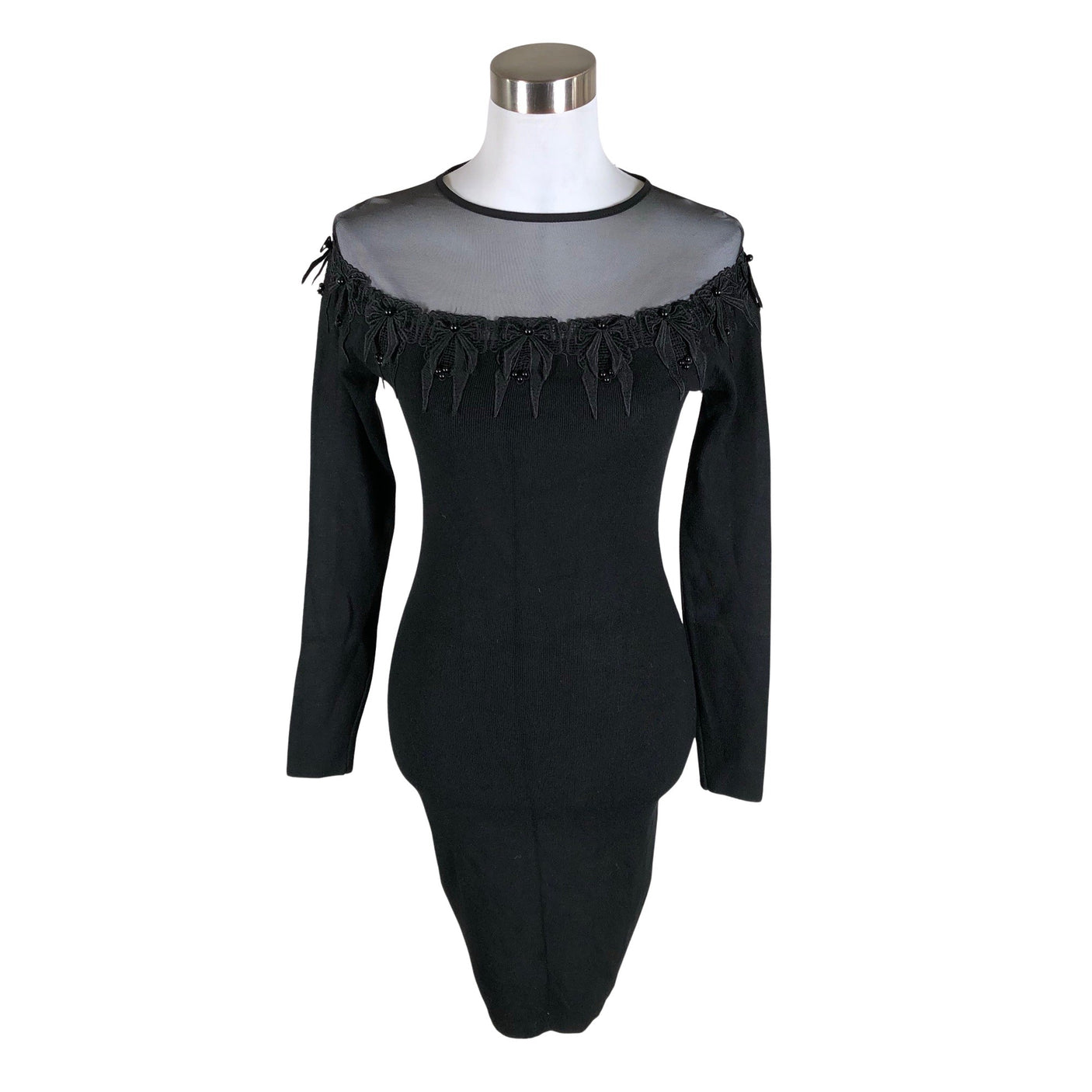 Unisex Bluoltre - Kootud kleit, suurus 36 - Must (1)