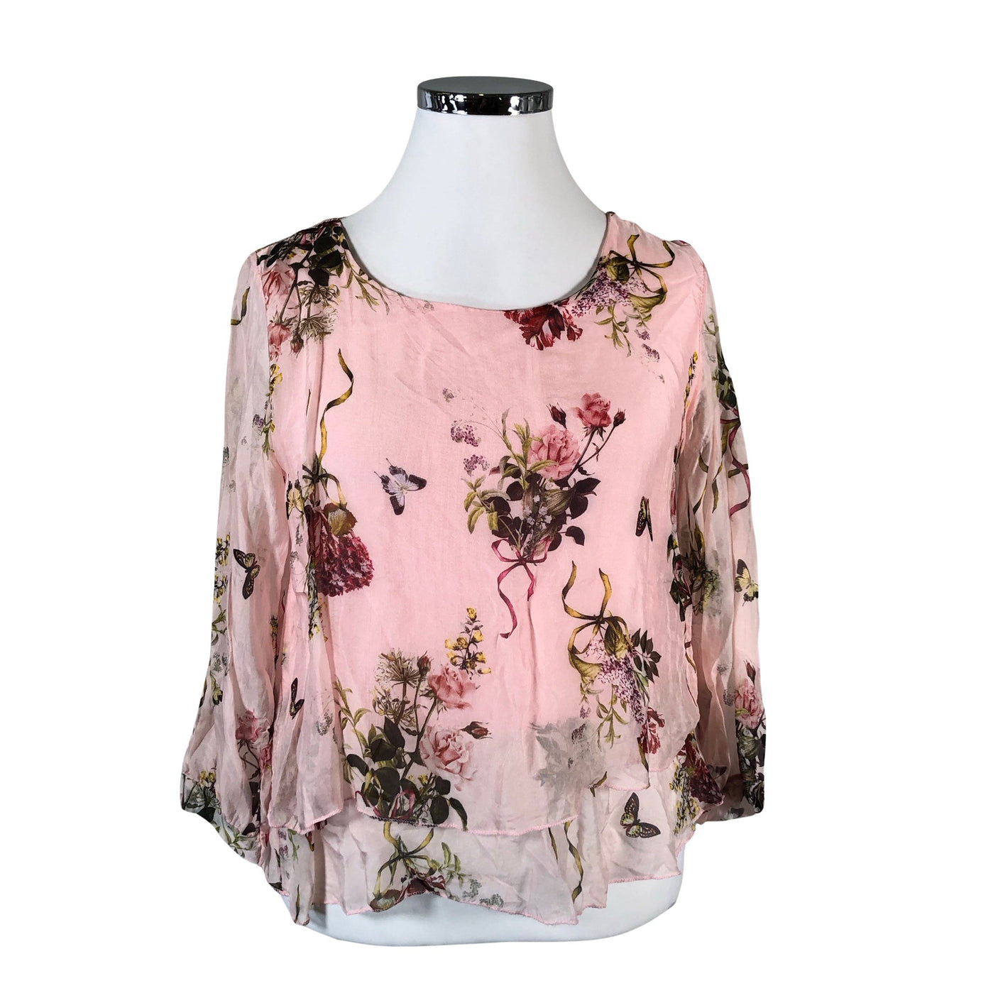 Unisex Polita - Pluus, suurus 42 - Heleroosa (1)
