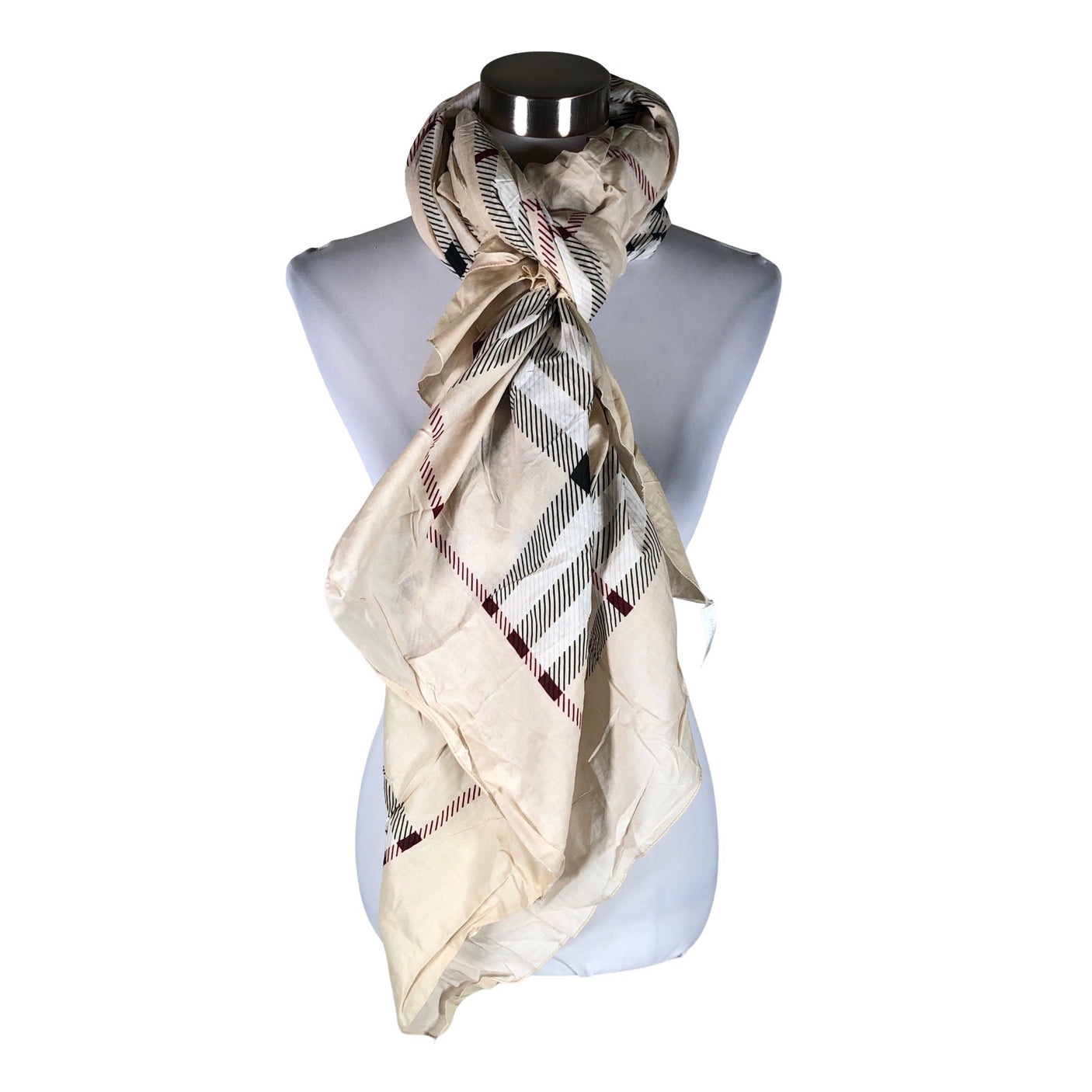 Unisex Burberry - Õhuke sall, suurus Maxi - Beige (2)