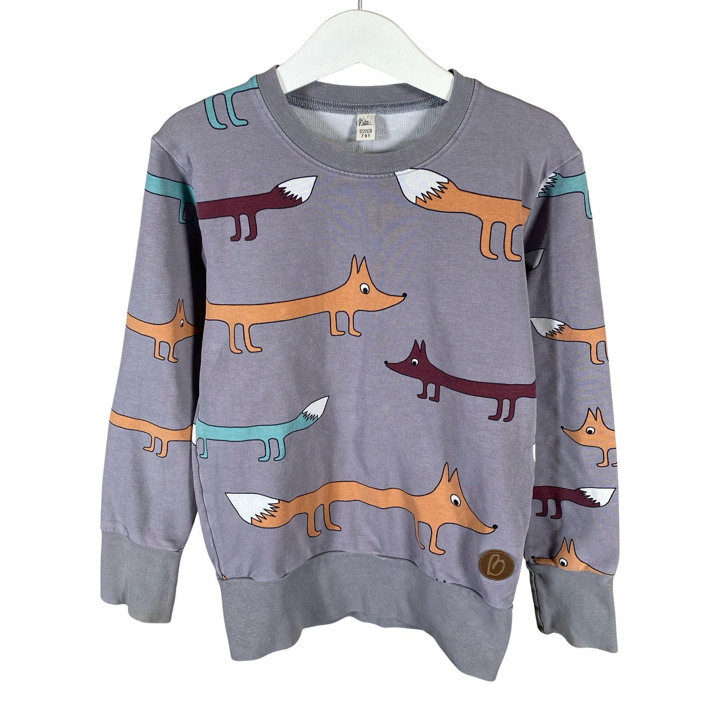 Unisex Blaa - Dressikangast pluus, suurus 122 - 128 - Hall (1)
