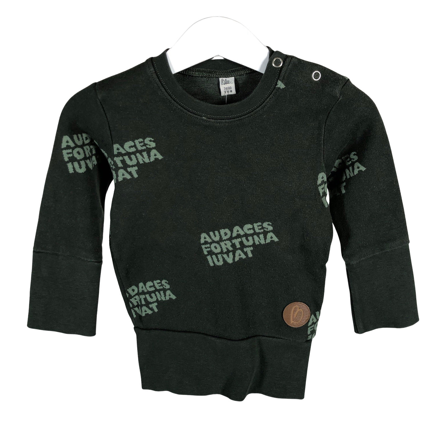 Unisex Blaa - Dressikangast pluus, suurus 74 - 80 - Roheline (1)