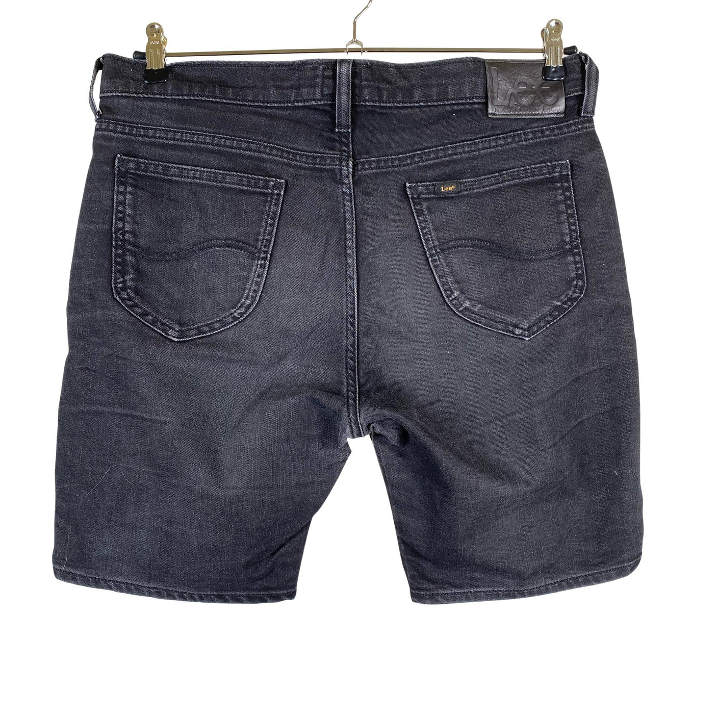 Unisex Lee - Teksast lühikesed püksid, suurus W34 - Must (2)