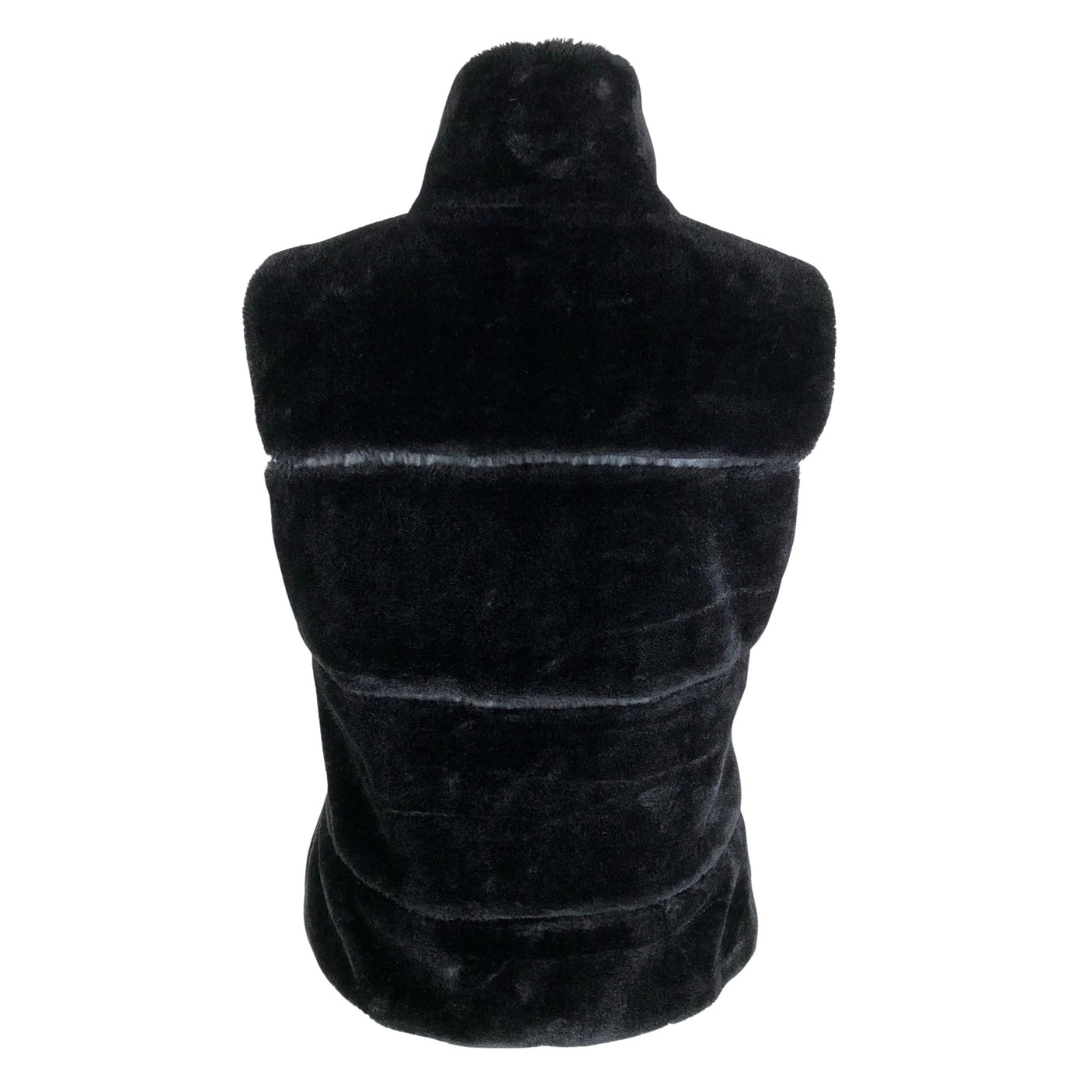 Unisex Soyaconcept - Kunstkarusnahast vest, suurus 38 - Must (2)