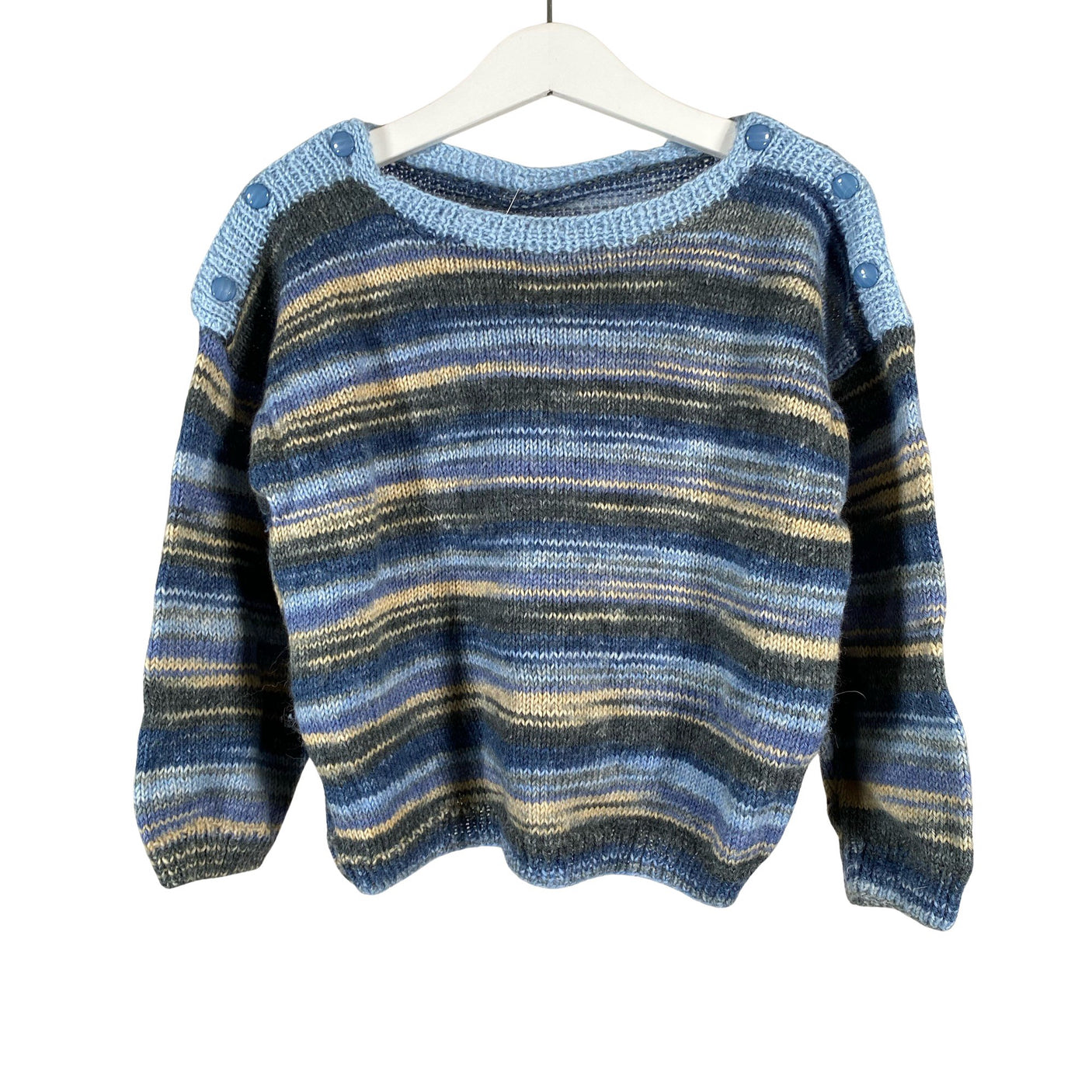 Unisex Handmade - Kampsun, suurus 116 - 122 - Helesinine (1)