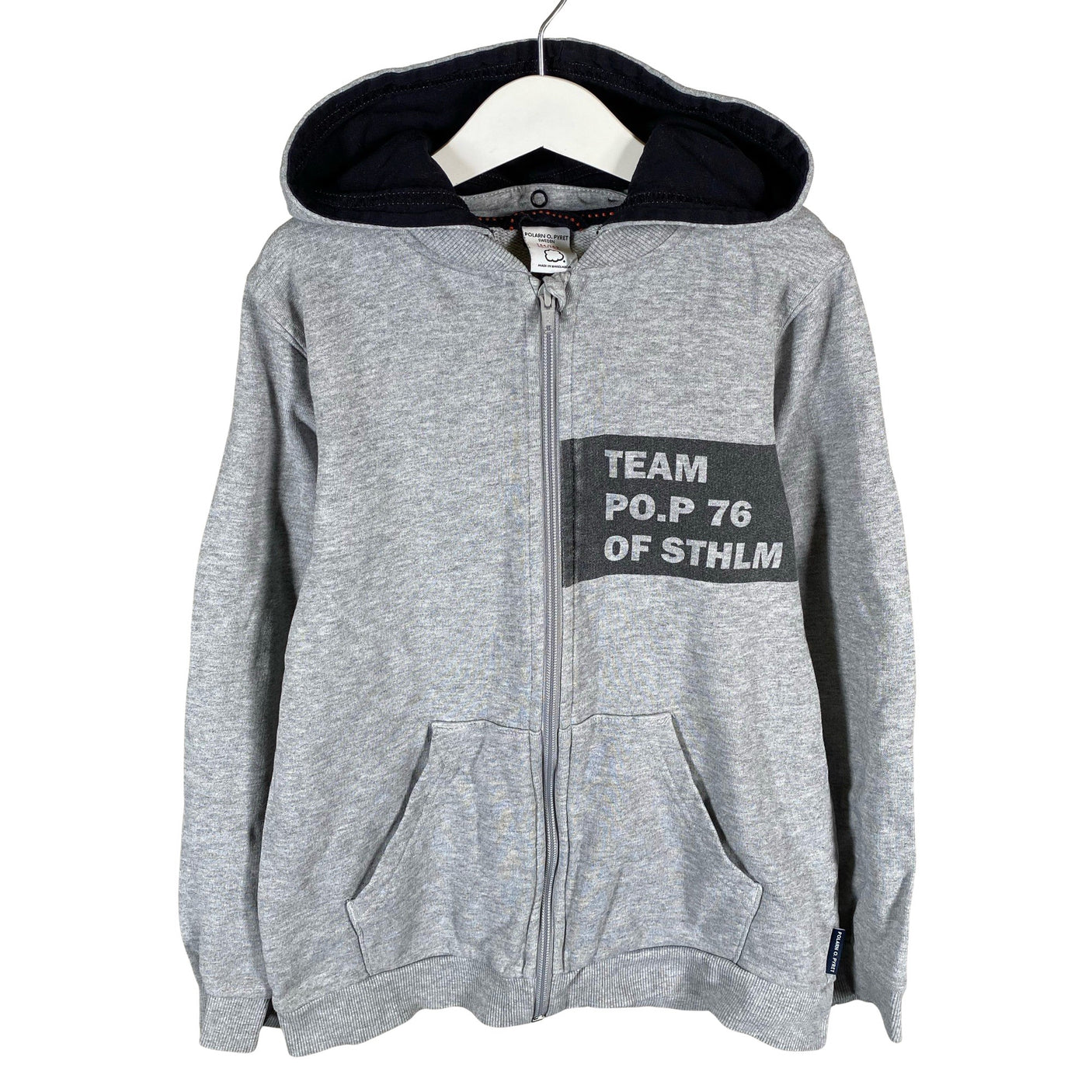 Unisex Polarn O. Pyret - Dressipluus, suurus 146 - 152 - Hall (1)