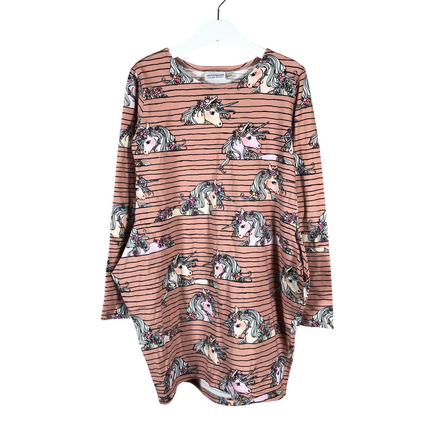 Unisex Versonpuoti - Trikotaažist kleit, suurus 140 - 146 - Heleroosa (1)
