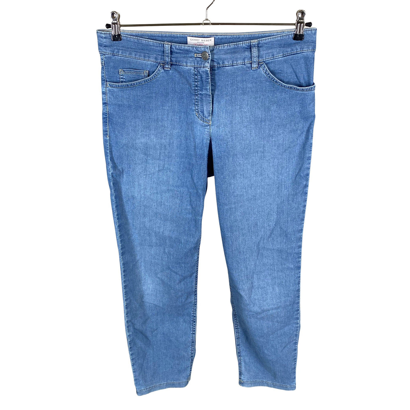 Unisex Gerry Weber - Teksast poolpikad püksid, suurus 42 - Sinine (1)