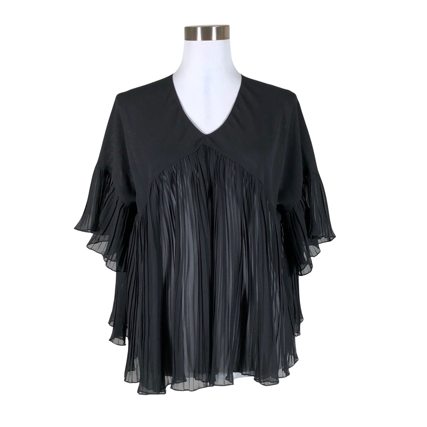 Unisex Ca'Shott - Lühikeste käistega pluus, suurus 40 - Must (1)