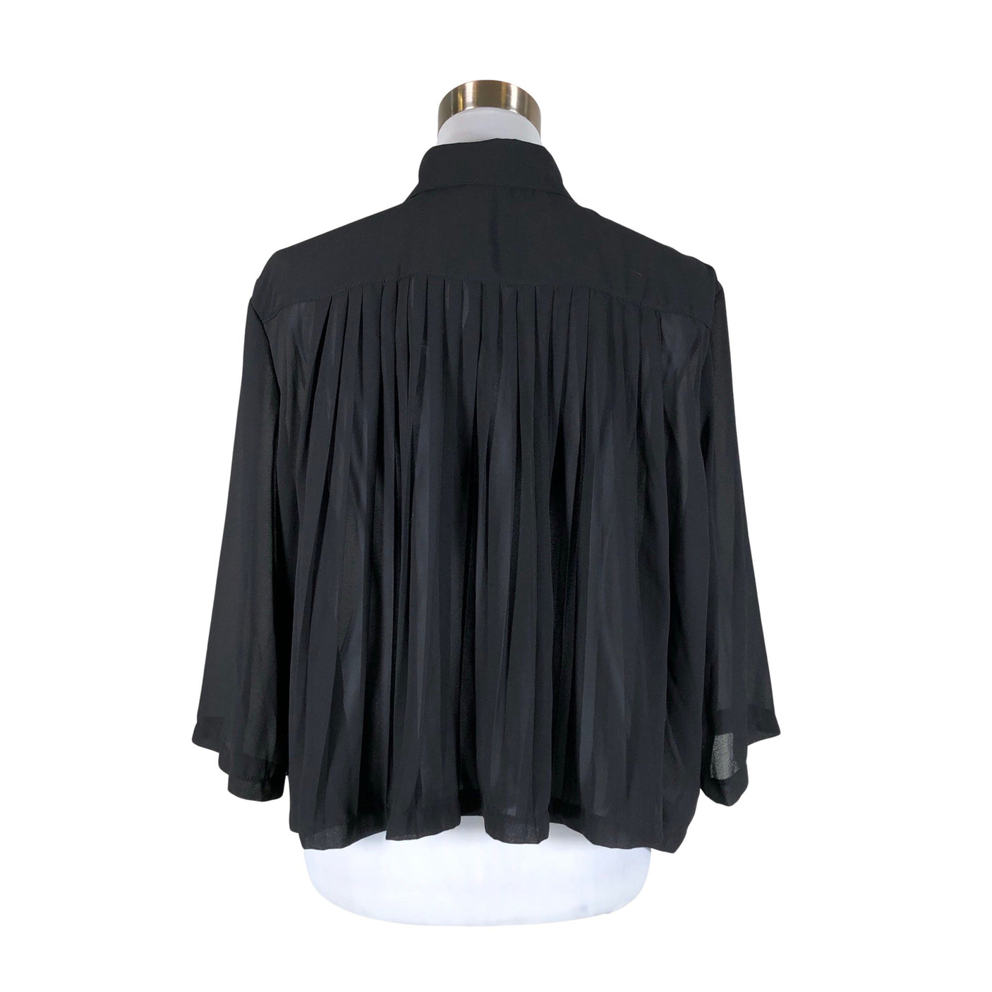 Unisex Ajlajk - Lühikeste käistega pluus, suurus 36 - Must (2)