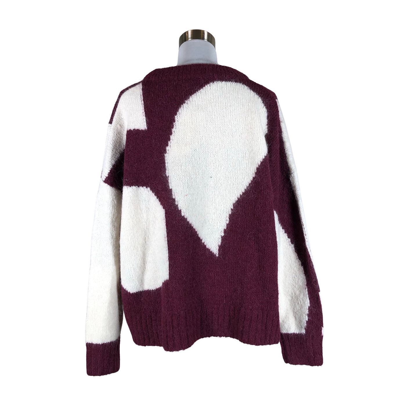 Unisex Marimekko - Kampsun, suurus 40 - Veinipunane (2)