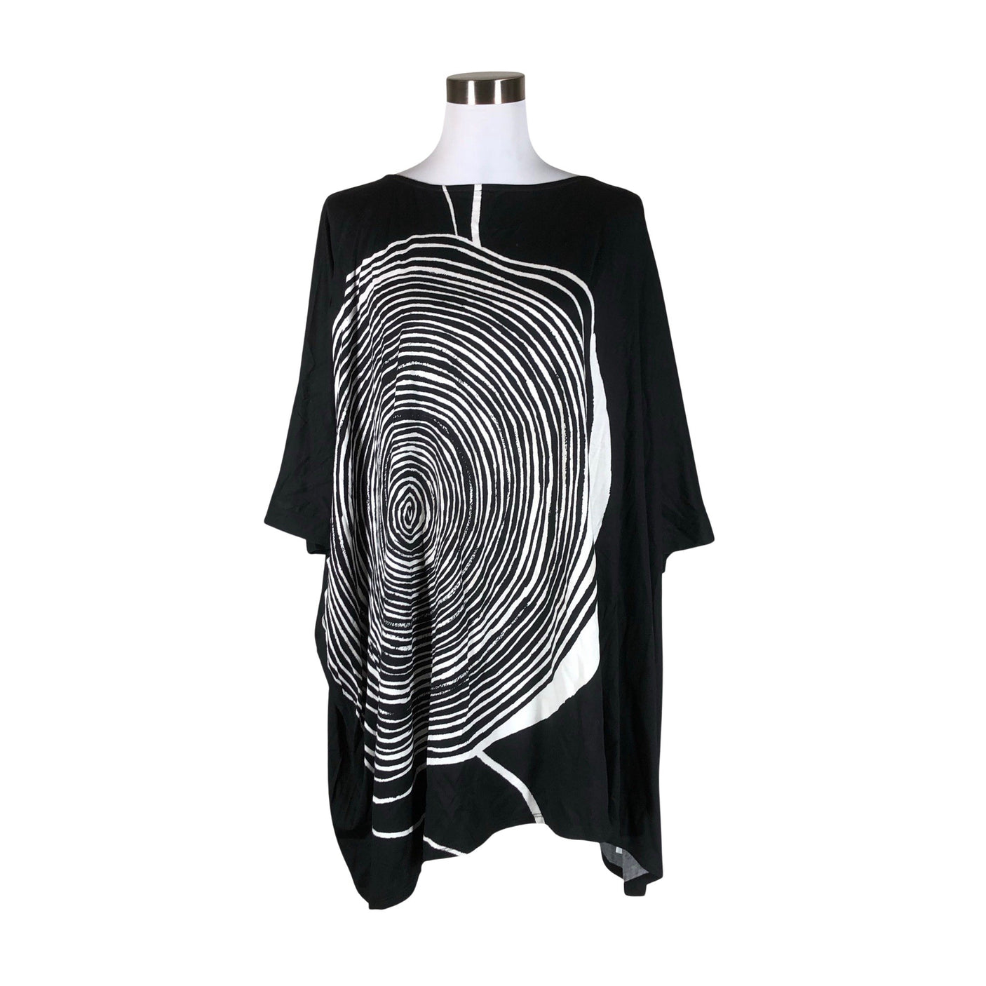 Unisex Marita Huurinainen - Trikotaažist tuunika, suurus 40 - Must (1)