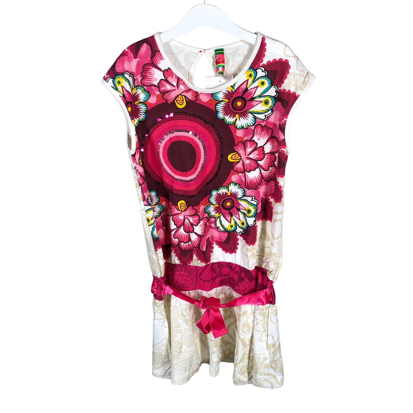 Unisex Desigual - Trikotaažist kleit, suurus 146 - 152 - Beige (1)