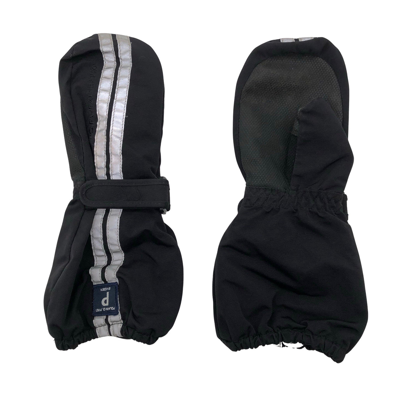 Unisex Polarn O. Pyret - Kevad-/sügiskindad, suurus 3 - 4 vuotta - Must (1)
