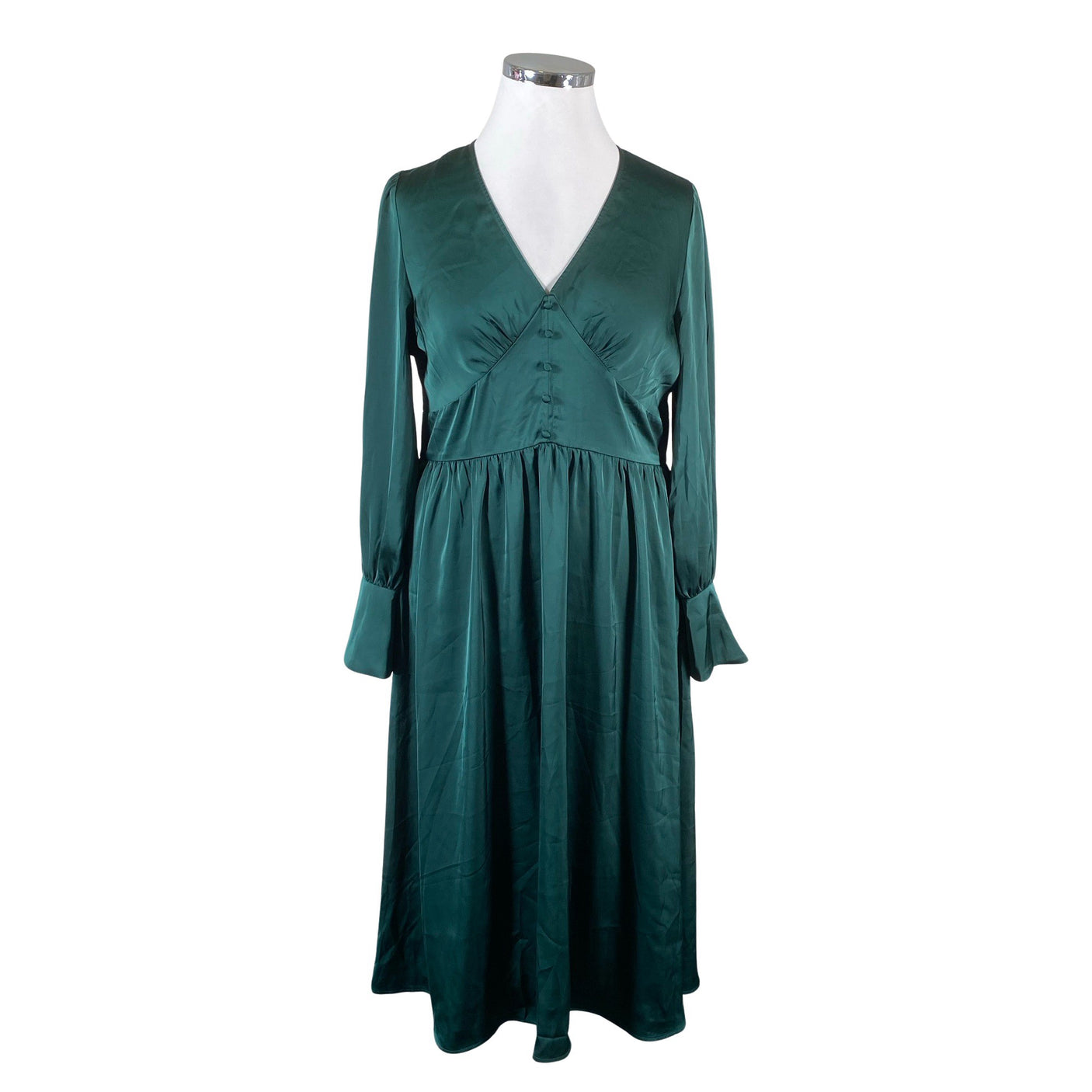 Unisex Anna Field - Õhuke kleit, suurus 42 - Roheline (1)