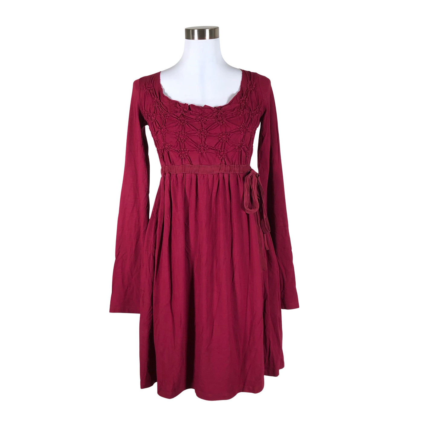 Unisex Twinset - Trikotaažist kleit, suurus 38 - Veinipunane (1)