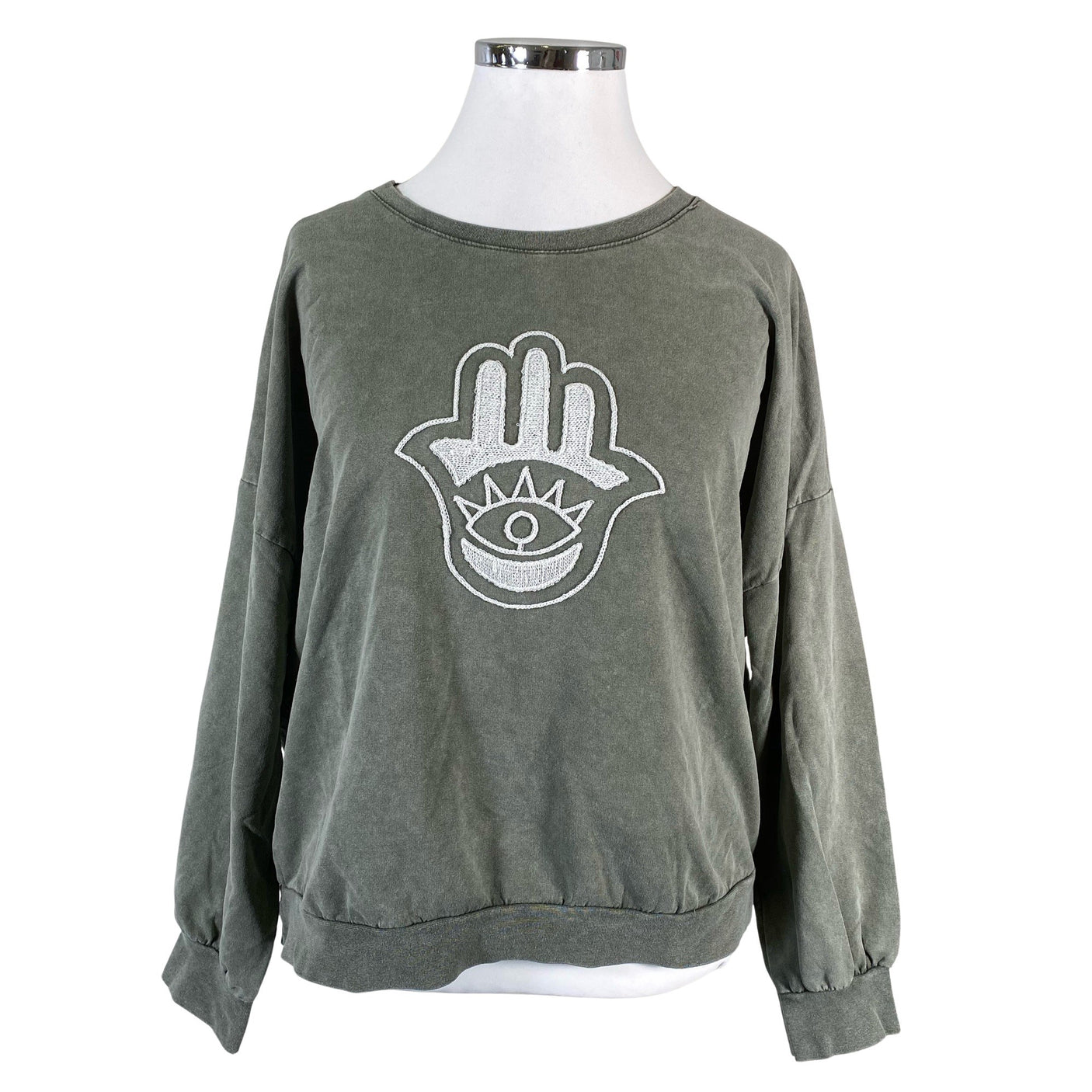 Unisex Bohemiana - Dressikangast pluus, suurus 42 - Roheline (1)
