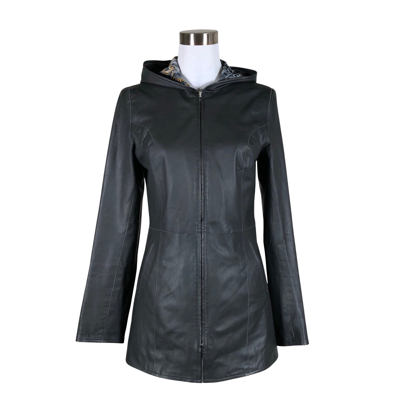 Unisex Handmade - Nahktagi, suurus 38 - Hall (1)
