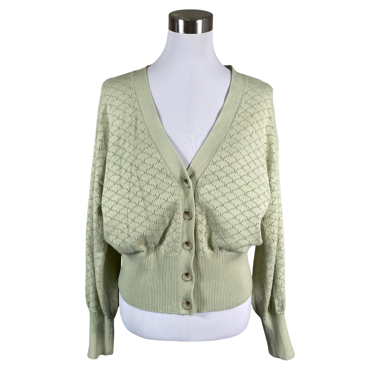 Unisex Nanso - Kardigan, suurus 38 - Roheline (1)