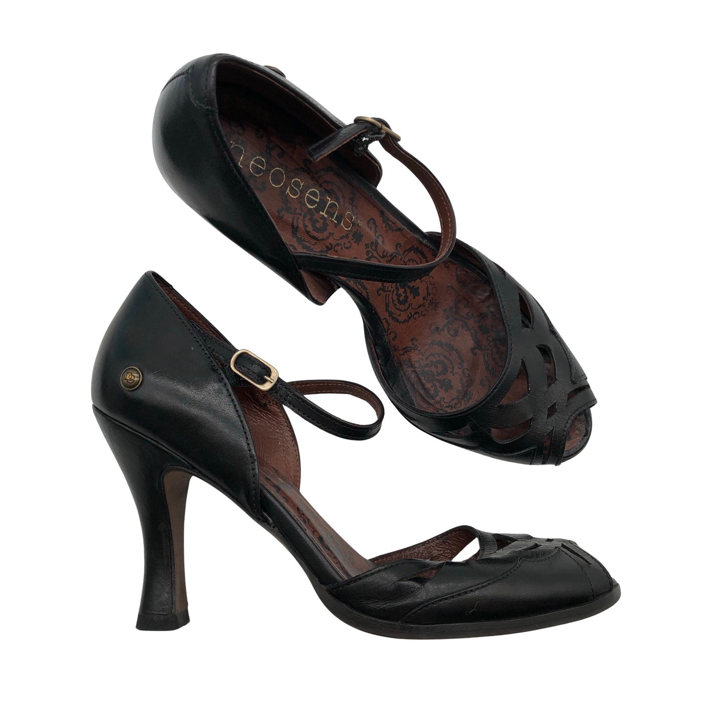 Unisex Neosens - Kontsaga rihmikud, suurus 39 - Must (1)