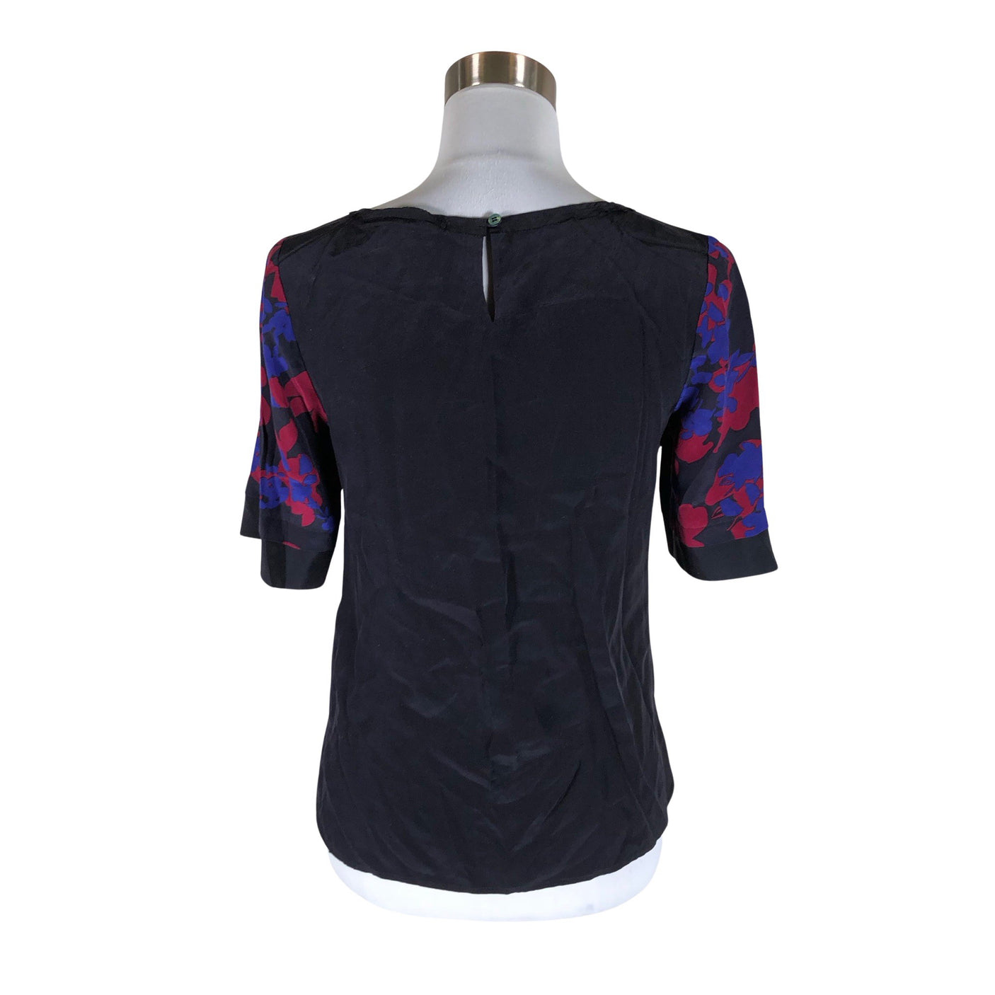 Unisex L.K.Bennett - Lühikeste käistega pluus, suurus 36 - Must (2)
