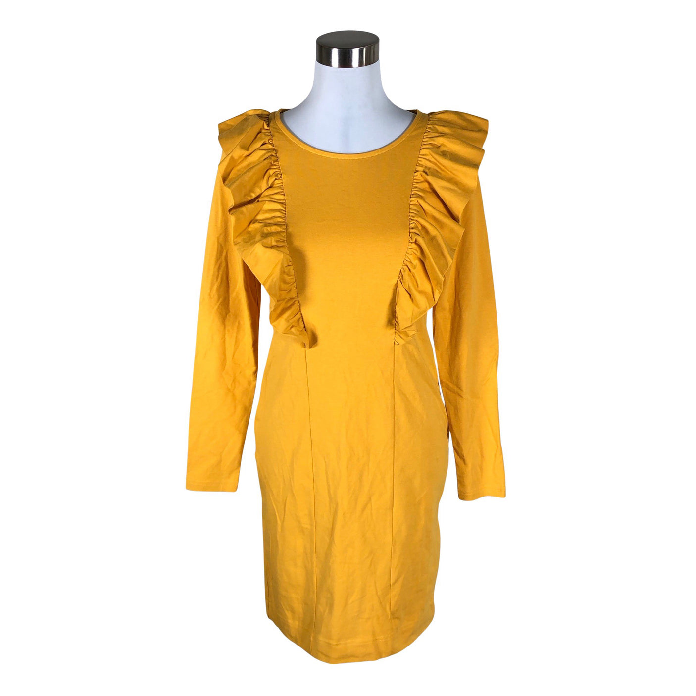 Unisex NOSH - Trikotaažist kleit, suurus 34 - Kollane (1)