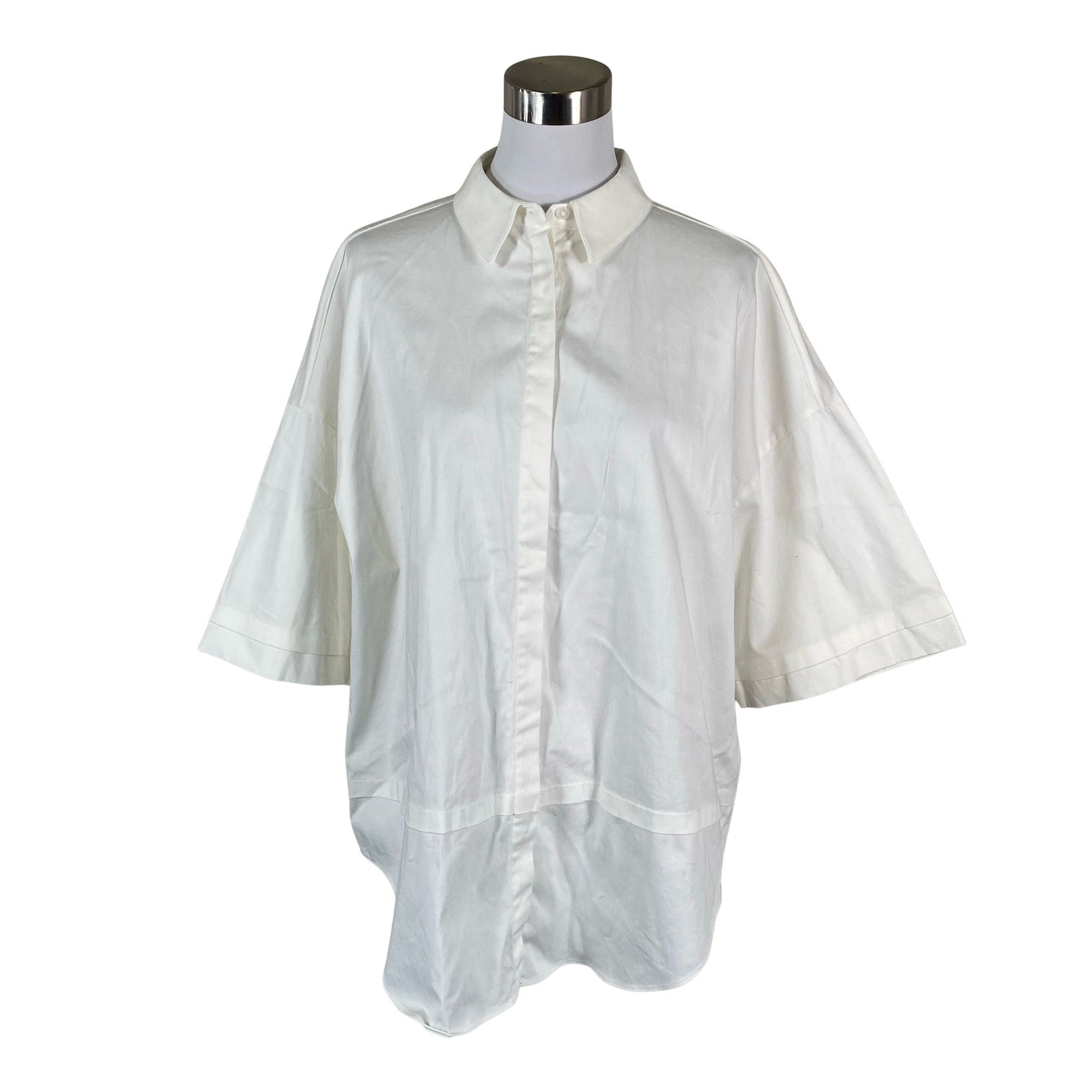 Unisex Ted Baker - Lühikeste käistega pluus, suurus 40 - Valge (1)