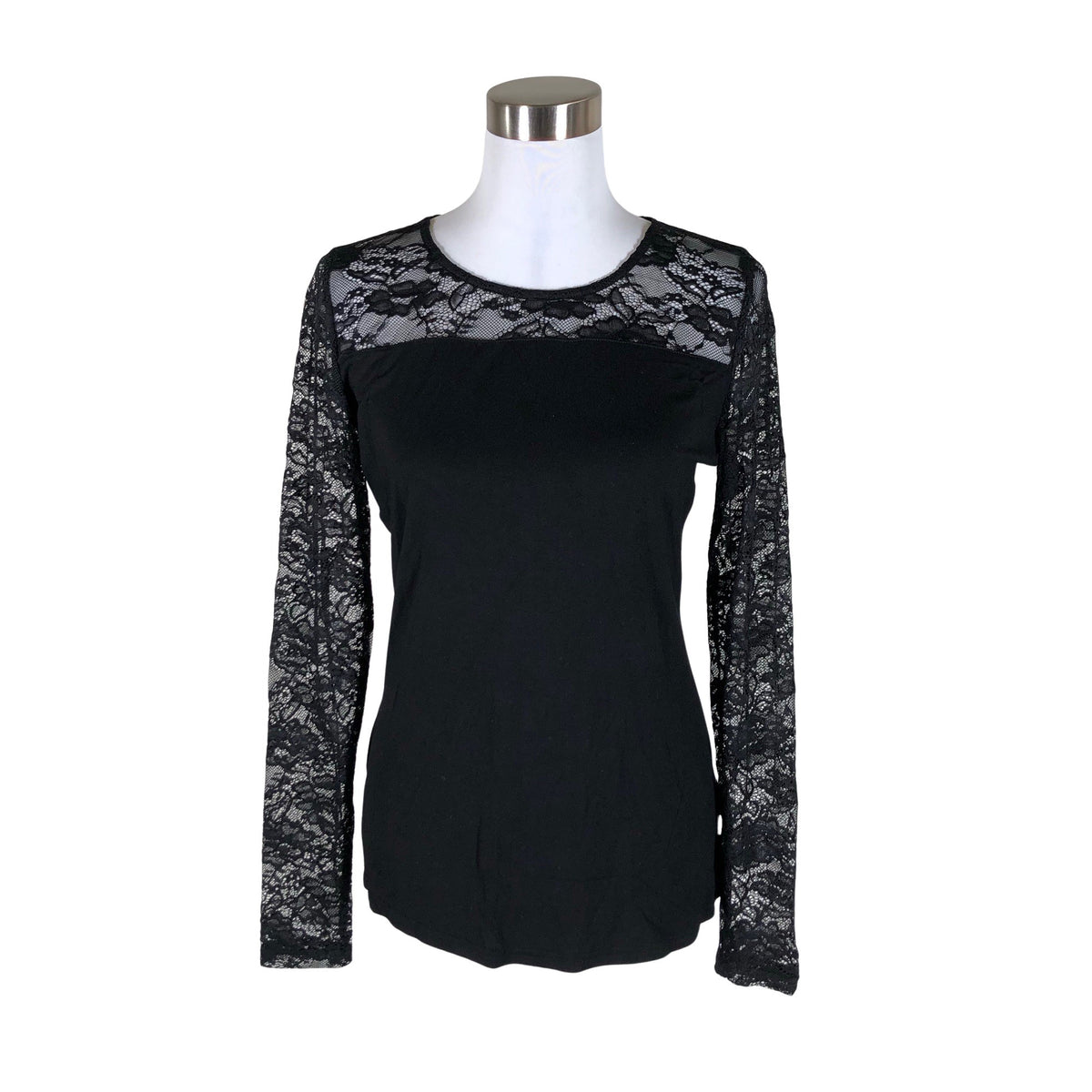 Unisex Kaffe - Trikotaažist pluus, suurus 38 - Must (1)