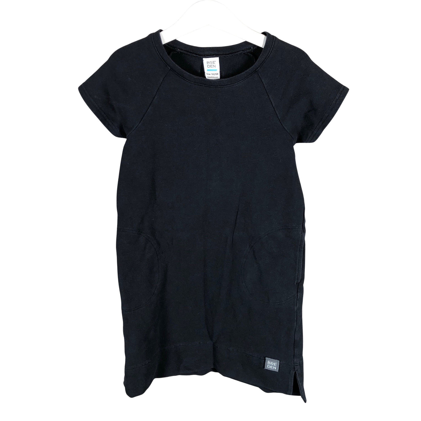 Unisex Breden - Trikotaažist kleit, suurus 122 - 128 - Must (1)