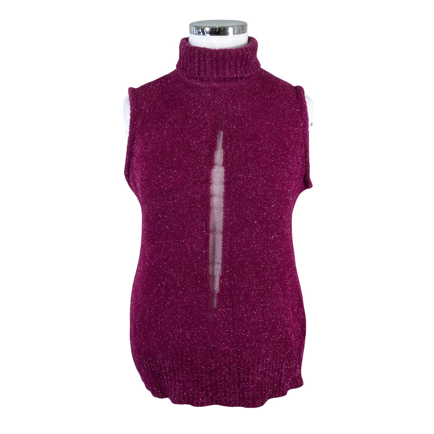 Unisex La Perla - Kampsun, suurus 44 - Veinipunane (1)