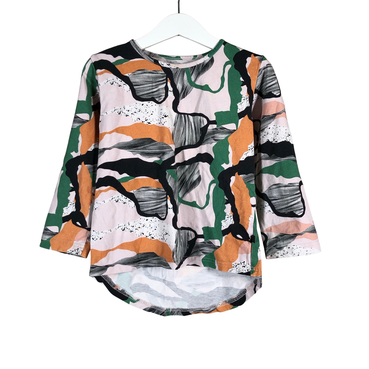 Unisex Vimma - Trikotaažist pluus, suurus 104 - 110 - Oranž (1)
