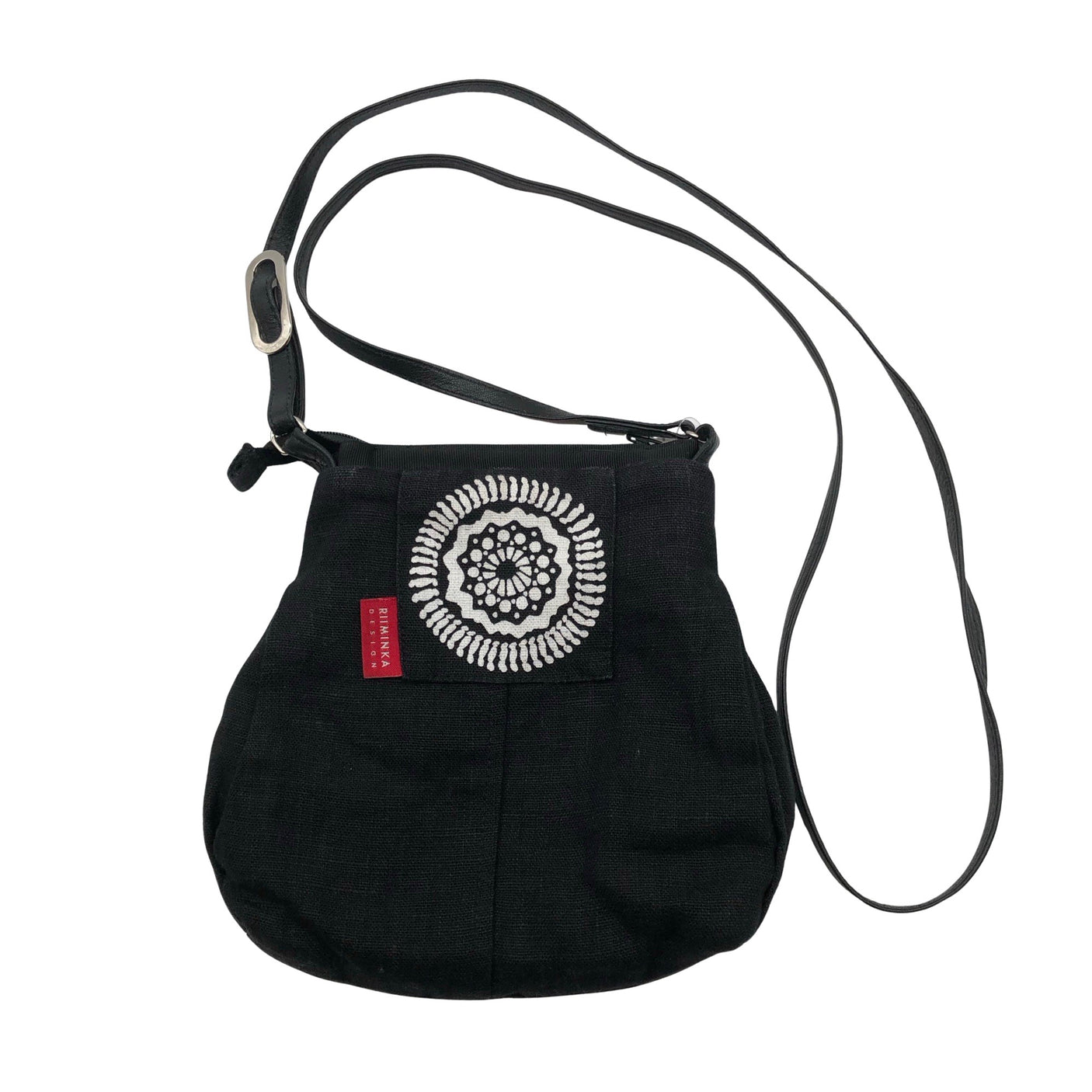 Unisex Riiminka design - Õlakott, suurus Mini - Must (1)