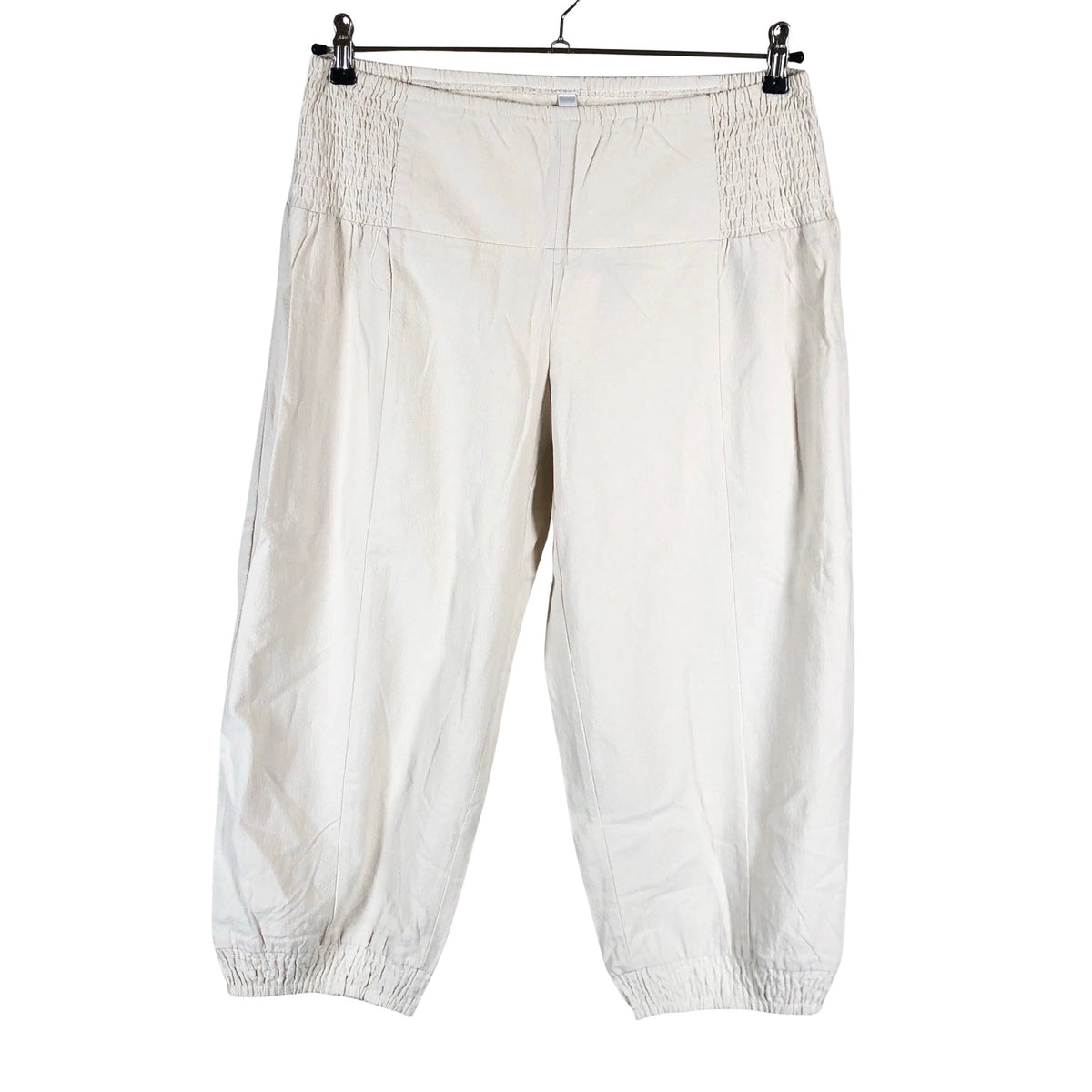 Unisex Soyaconcept - Mittevenivad poolpikad püksid, suurus 42 - Beige (1)