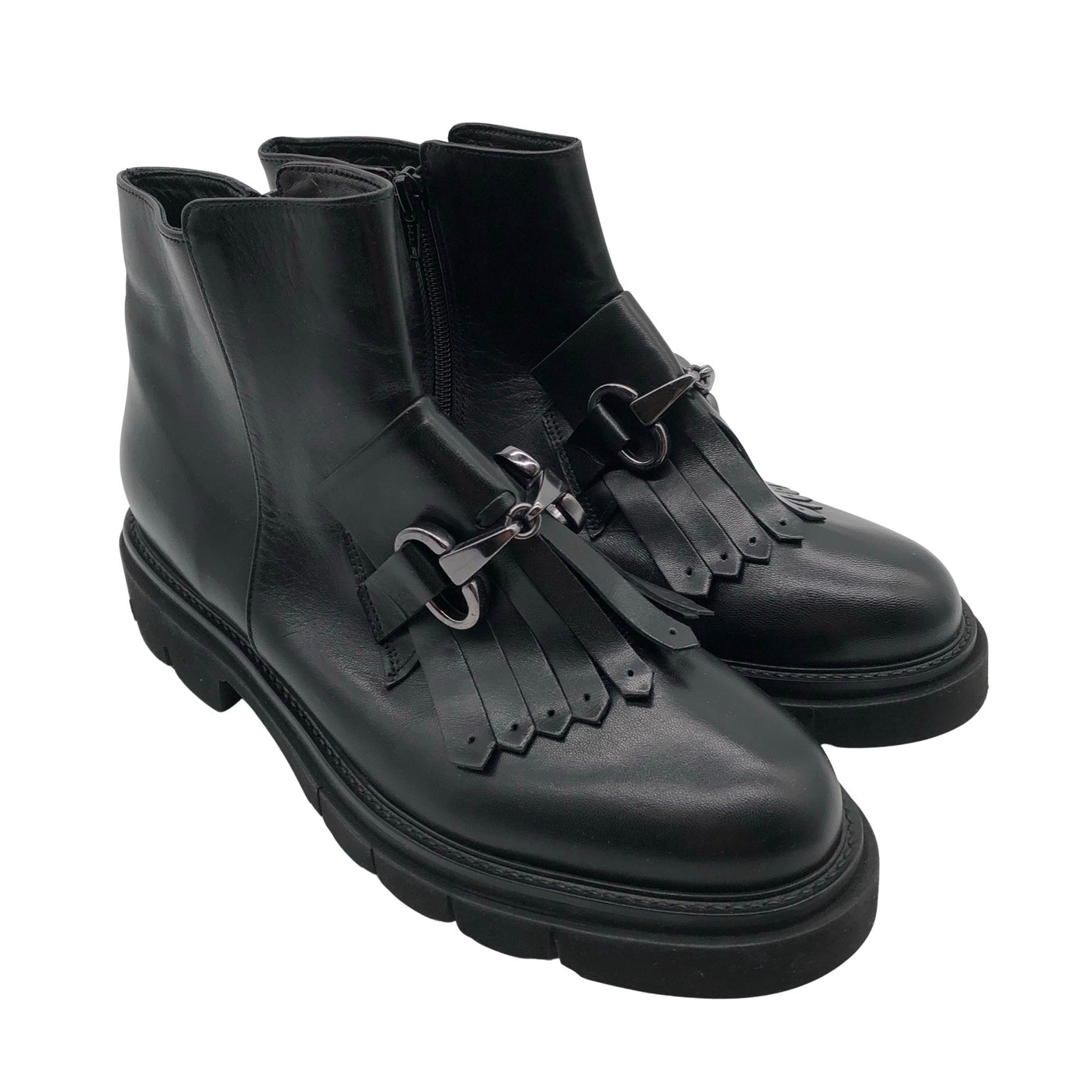 Unisex Luca Grossi - Poolsaapad, suurus 41 - Must (3)