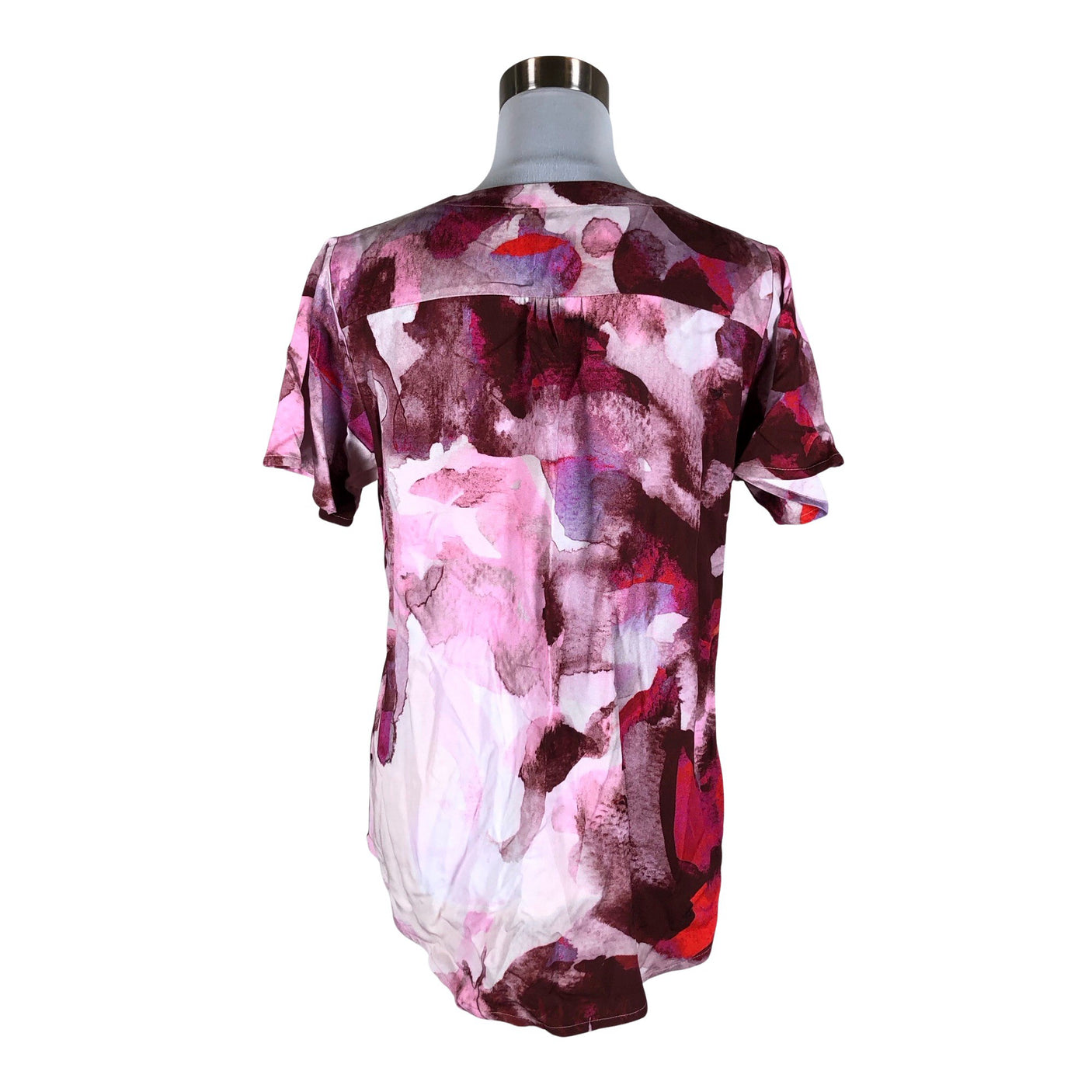 Unisex NOSH - Lühikeste käistega pluus, suurus 36 - Heleroosa (2)