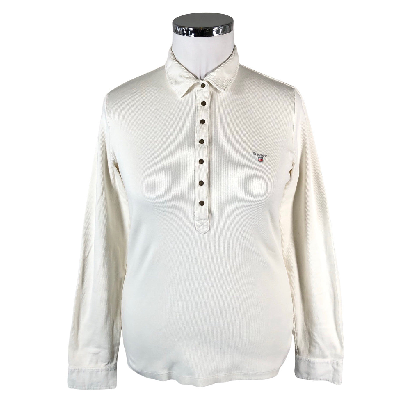 Unisex Gant - Trikotaažist pluus, suurus 42 - Looduslik valge (1)
