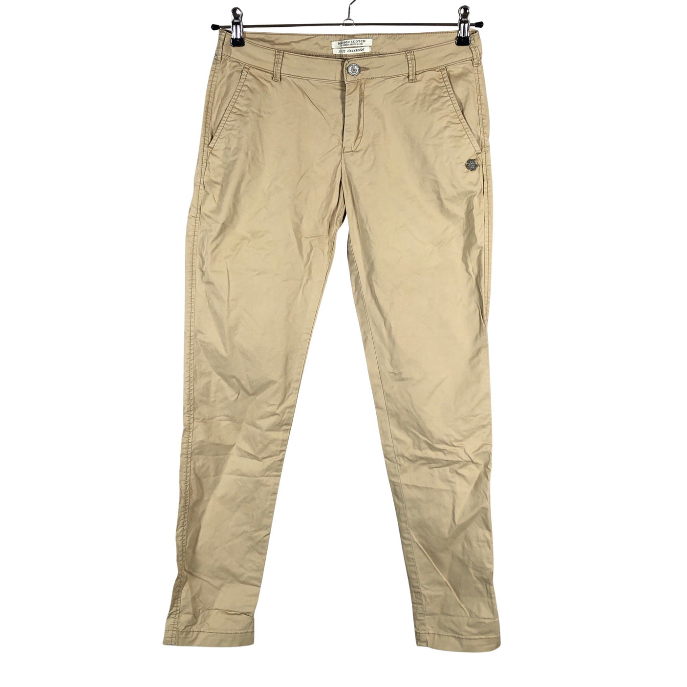 Unisex Maison Scotch - Chino-püksid, suurus W27 - Pruun (1)