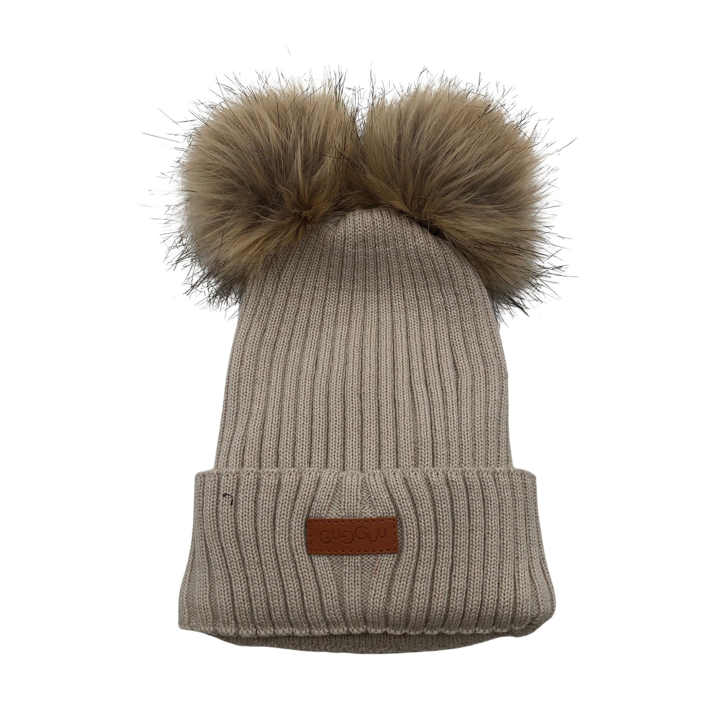 Unisex Gugguu - Talvemüts, suurus 52 - 54 cm - Beige (1)
